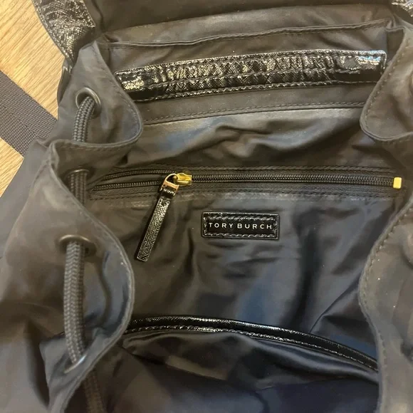 Tory Burch black nylon backpack - Picture 4 of 9